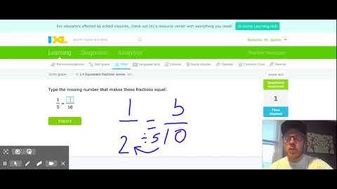 IXL | Equivalent fractions review | 6th grade math