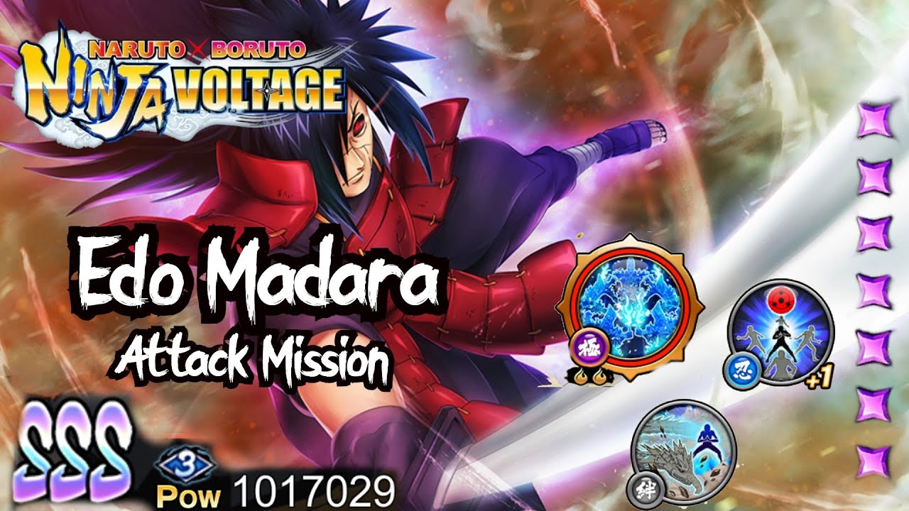 NxB: Edo Madara New Ex Rekit Showcase! Attack Mission Gameplay!