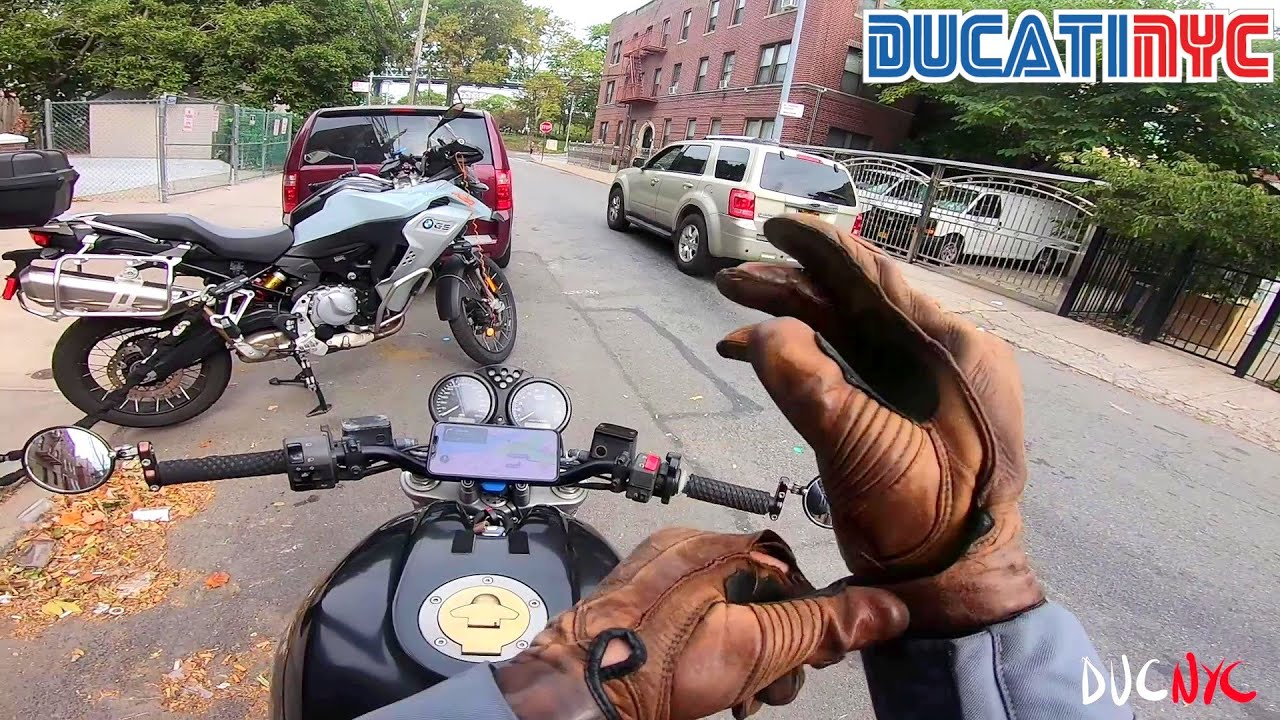 NEW SPOTS! | exploring Astoria + LIC | Queens to Brooklyn Motorcycle Ride | Ducati NYC Vlog v1353