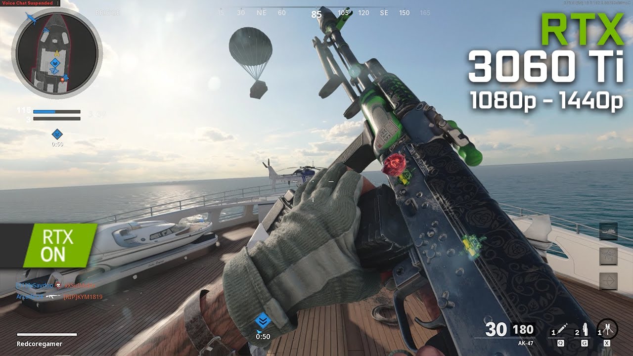 Call of Duty : Black Ops Cold War | RTX 3060 Ti 8 GB - RTX ON DLSS ON (1080p/1440p)