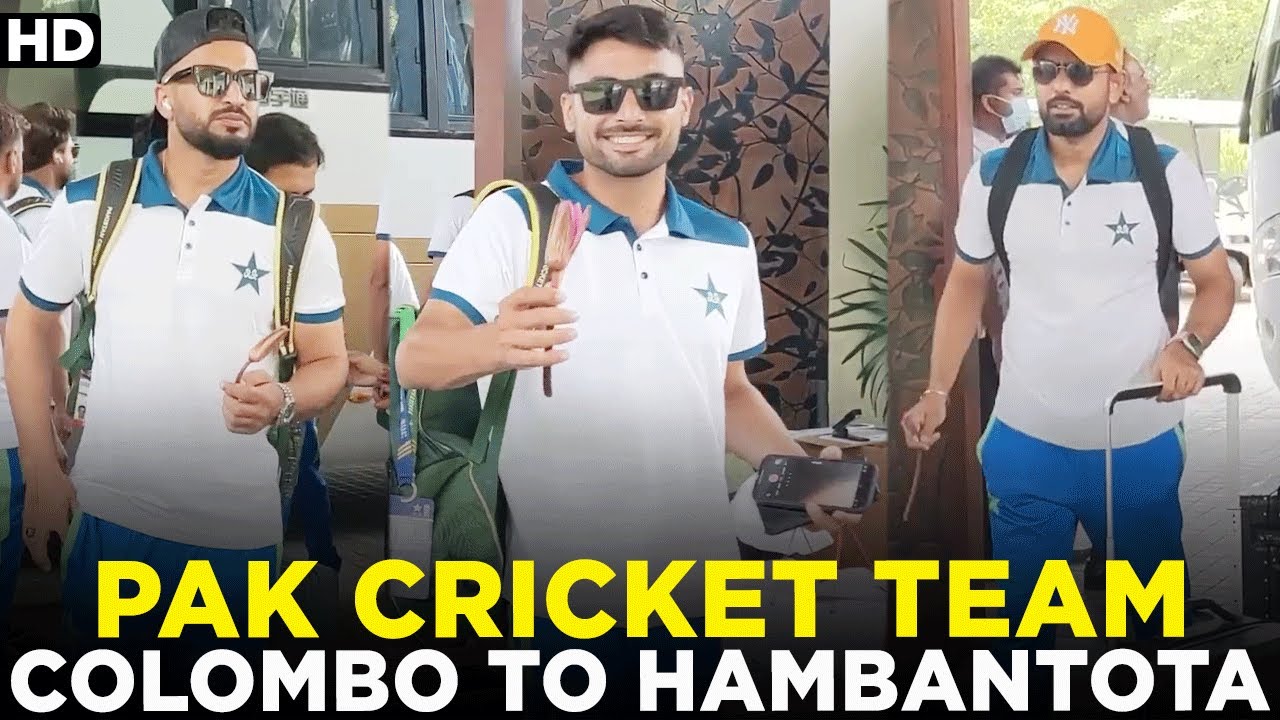 The Travel Diary Of The Pakistan Team | Colombo ➟ Hambantota! 🚌 | PCB | MA2A