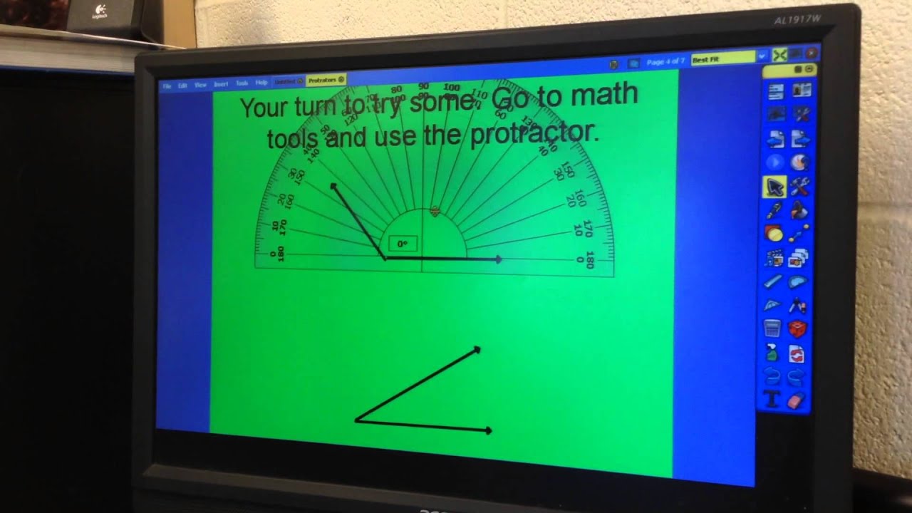 Using a protractor YouTube