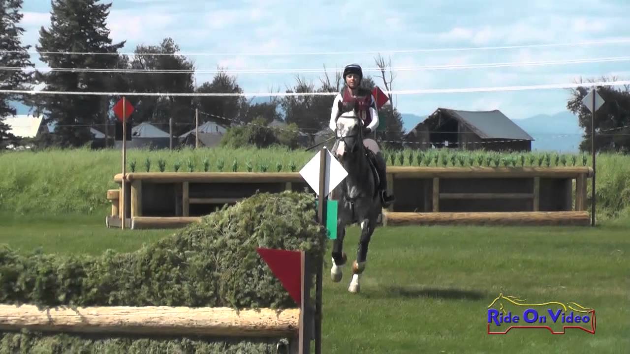 148XC Samantha Bergin on Loki Preliminary Cross Country The Event at Rebecca Farm July 2014