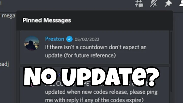 Preston: If there is no Countdown Update in Pet Simulator X