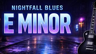 12 Bar Blues in E Minor | Nightfall Blues | Backing Track For Guitar