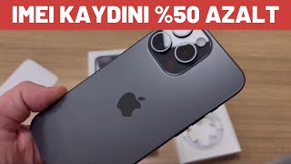 Yurt Dışından iPhone 15 Pro Max Almak | IMEI Kayıt Ücretini Yarıya İndirmek