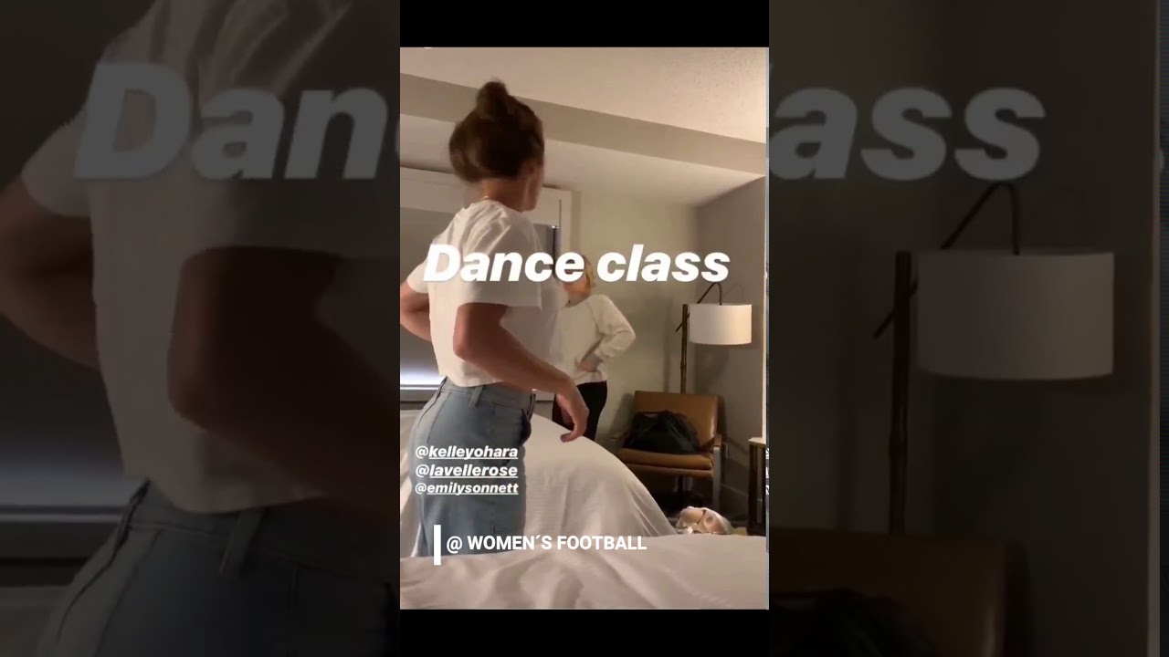 SCARE TO KELLEY O´HARA + DANCING JUST DANCE LAVELLEROSE, ALLIE & EMILY SONNET // WOMEN´S SOCCER