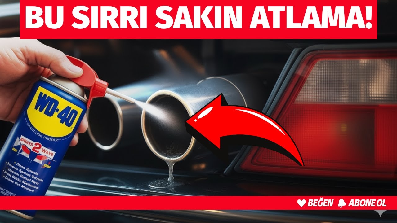 WD-40  İle Arabanız İçin GERÇEK TASARRUF SIRLARI!