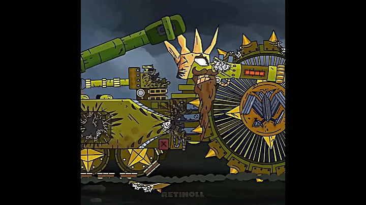 LEVIATHAN VS TSAR💀🔥 #gerand #edit #мультикитанки #геранд #tank #military #animation #history #ww2