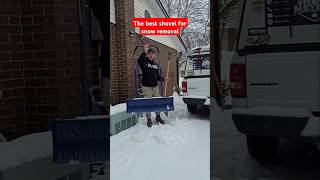 The best shovel for snow removal, this is a double wide 4' shovel #shovel #winter #snowremoval #snow