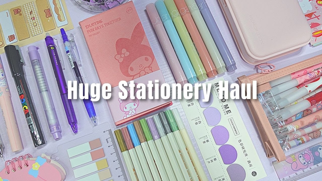 A Huge Stationery Haul w/ Stationery Pal🌸 YouTube