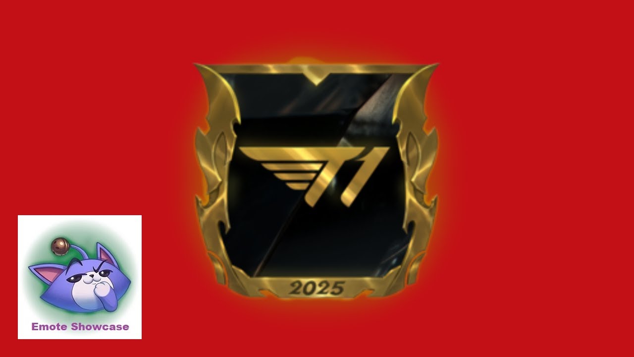 2025 World Champions T1 Emote - In-game Emote Showcase - With Sound - League of Legends