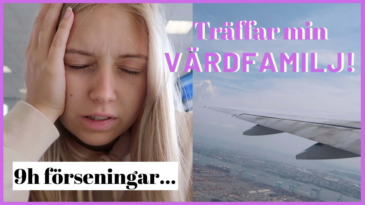ÅKER TILL MIN VÄRDFAMILJ - fast på flygplatsen i 9h