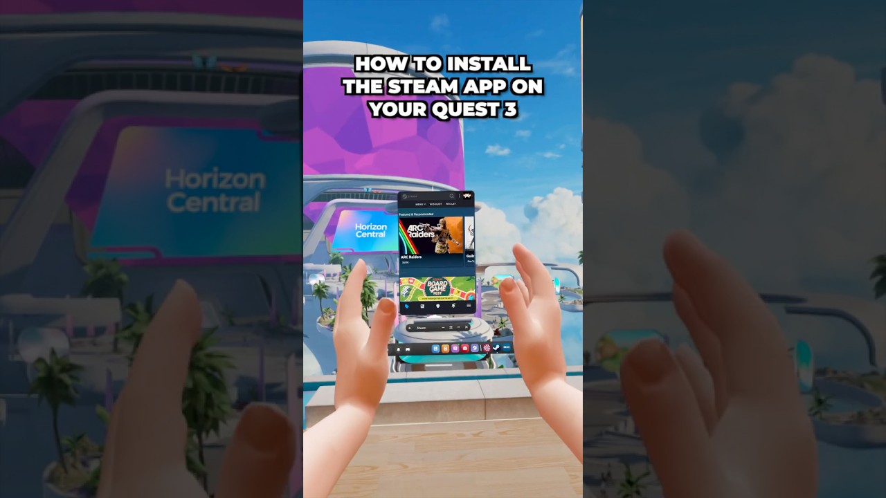 How to Install STEAM App on Meta Quest 3