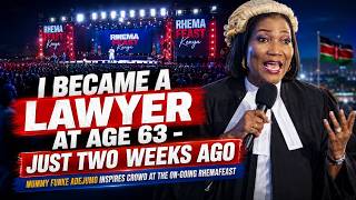 I BECAME A LAWYER AT AGE 63 JUST FEW WEEKS AGO | BISHOP FUNKE ADEJUMO INSPIRE YOUTHS AT RHEMAFEAST