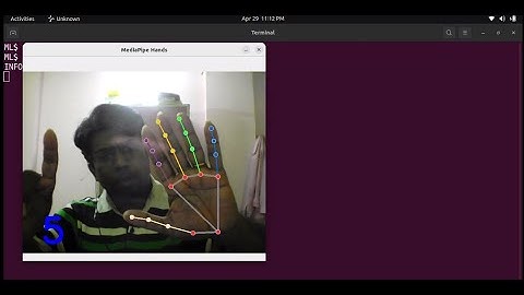 Python hand tracking finger count
