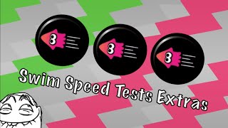 Splatoon 2 - Swim Speed Tests Extras