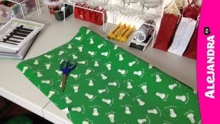 Holiday Gift Wrapping Station for Christmas @HomeOrganizing