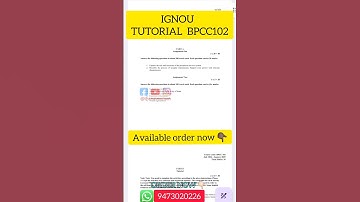 BPCC 102 TUTORIAL Solved Assignment 2025|| bpac-134 Tutorial solved assignment in English || 2025-26