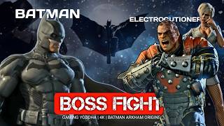 Batman Arkham Origins Electrocutioner Boss Fight Full Fight (4K)
