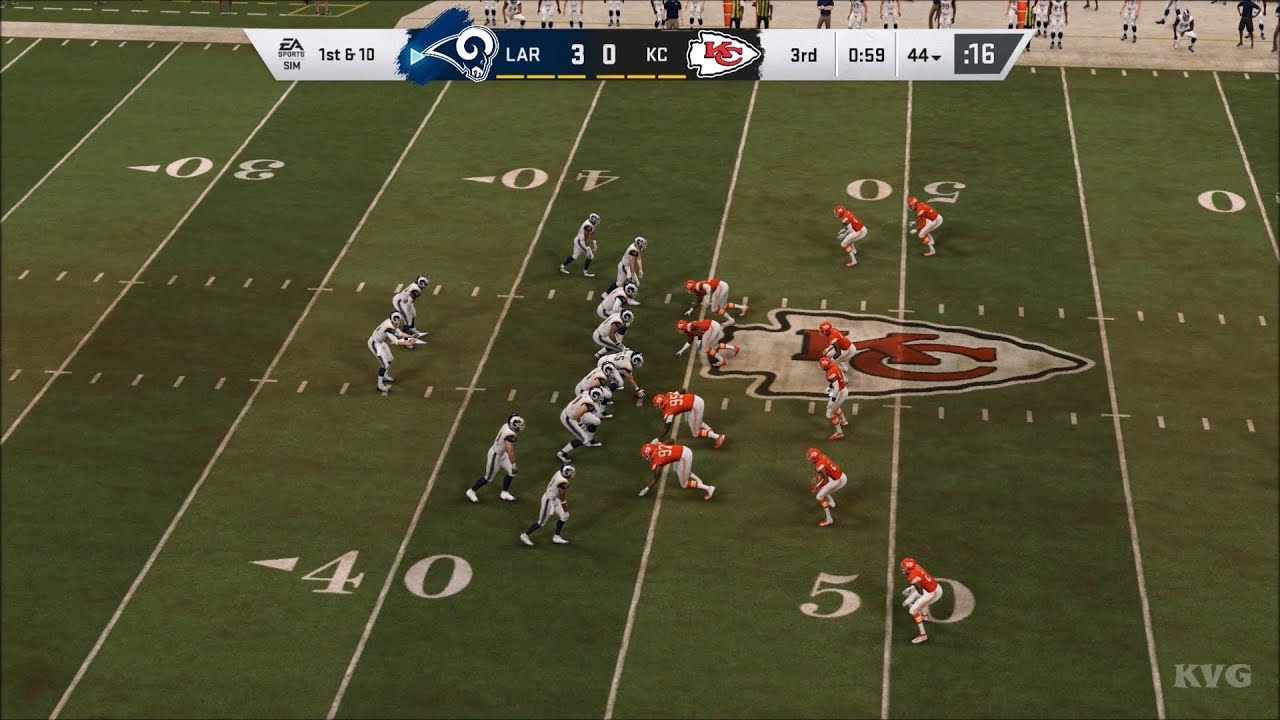 Madden NFL 20 - Kansas City Chiefs vs Los Angeles Rams - Gameplay (PC HD) [1080p60FPS]