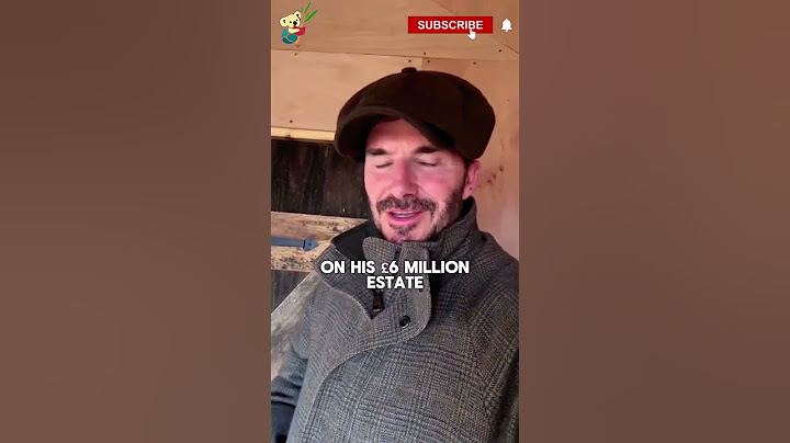 DAVID BECKHAM: The CHICKEN KEEPER!