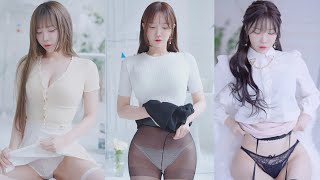 (4K 세로룩북) Ai 실사 룩북🤍 란제리 여친룩 하이라이트 언더웨어 룩북 직캠 Underwear Lookbook 모델 룩북 Lingerie Try On 결Kyul룩북