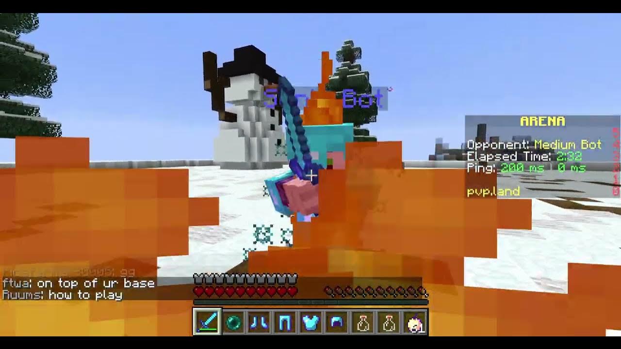 Me and my Friend fighted a Ai Bot in Minecraft 1.8 (If U Want To Hear ...