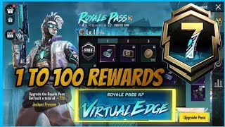 A7 ROYAL PASS IS HERE - 1 TO 100 REWARDS FIRST LOOK / LEVEL 50 UPGRADE WEAPON AND FREE REWARDS