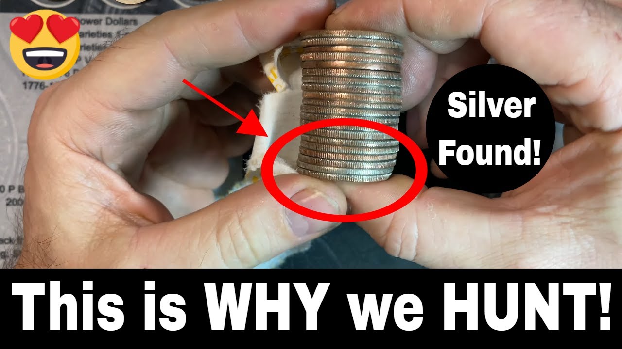 Finding Silver in Half Dollar Rolls YouTube