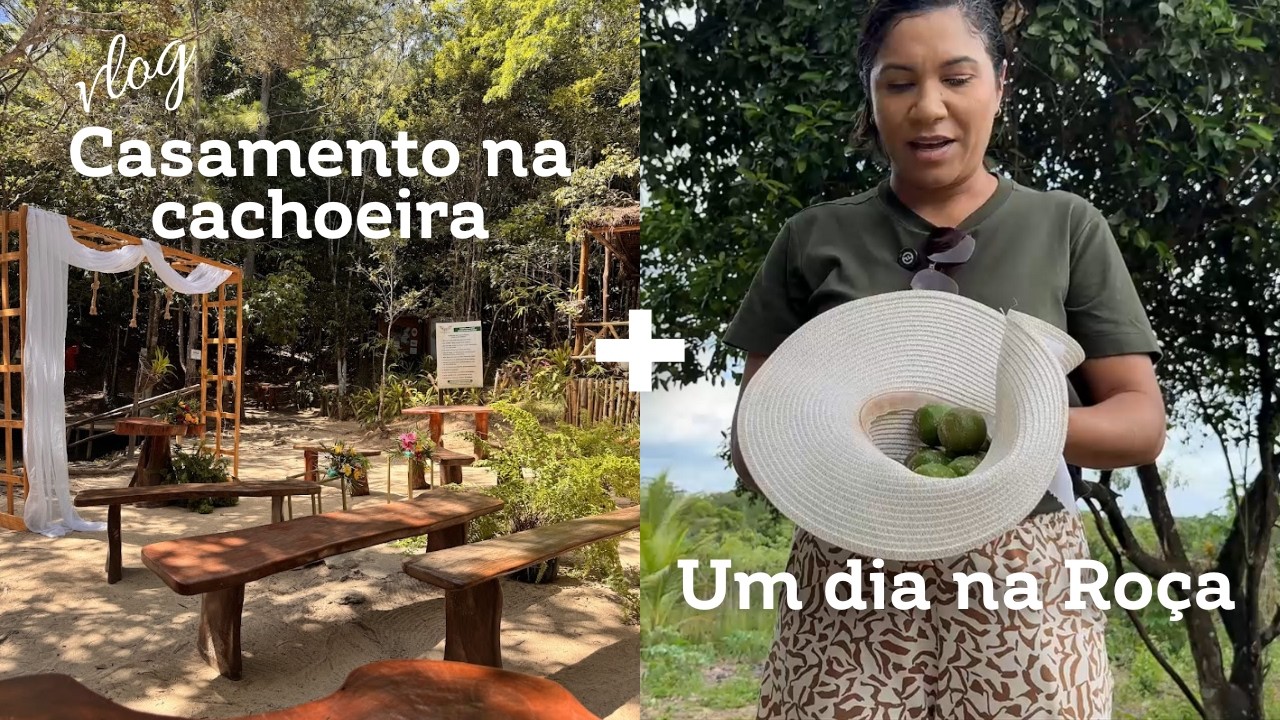 VLOG 2 dias| Vamos morar no interior?| Memórias da vida no campo + casamento na cachoeira.