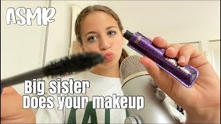 ASMR| big sister does your makeup for Your FIRST DATE!