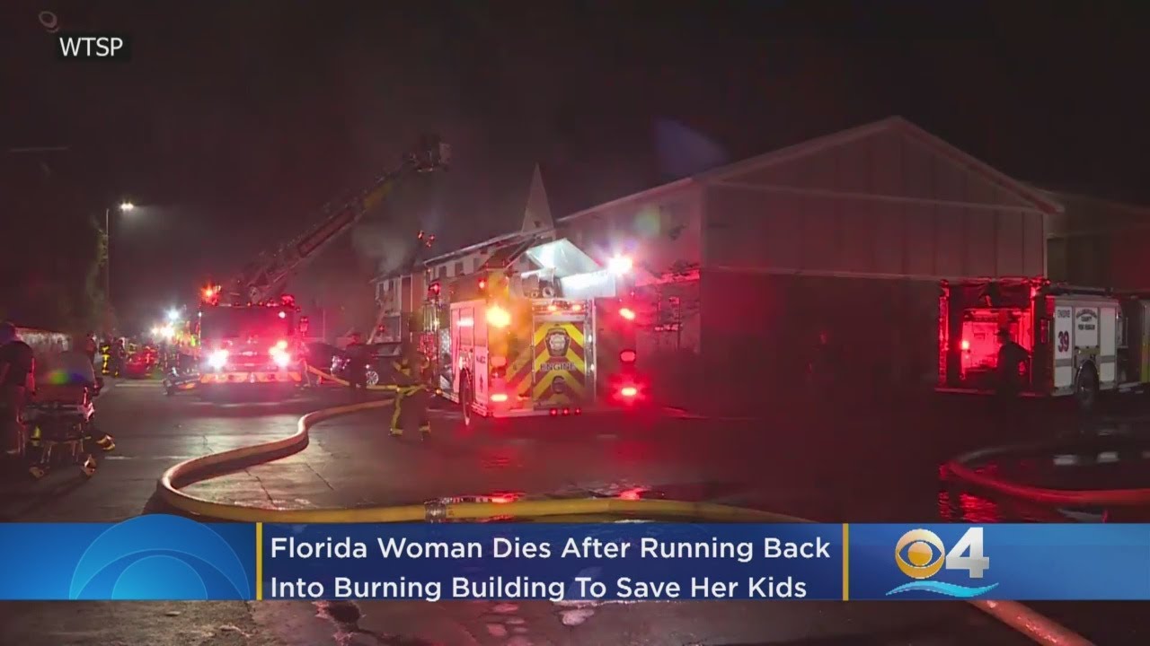 Florida Woman Runs Back Into Burning Apartment To Save Her Two Children ...
