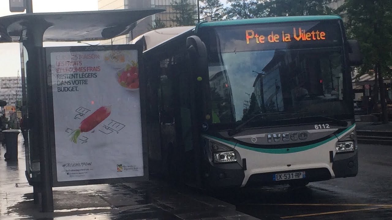 Bus RATP- Ligne 71- Bibliothèque François Mitterrand_Père Lachaise ...
