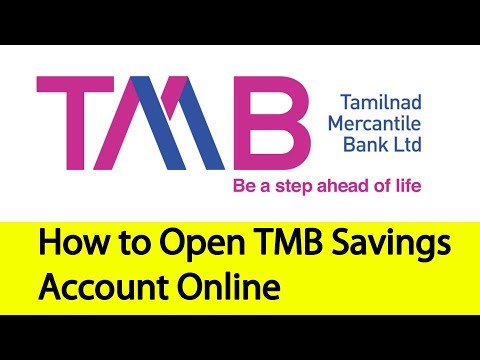 How to Open TMB Saving Account Online (Online Application)  Tamil Banking