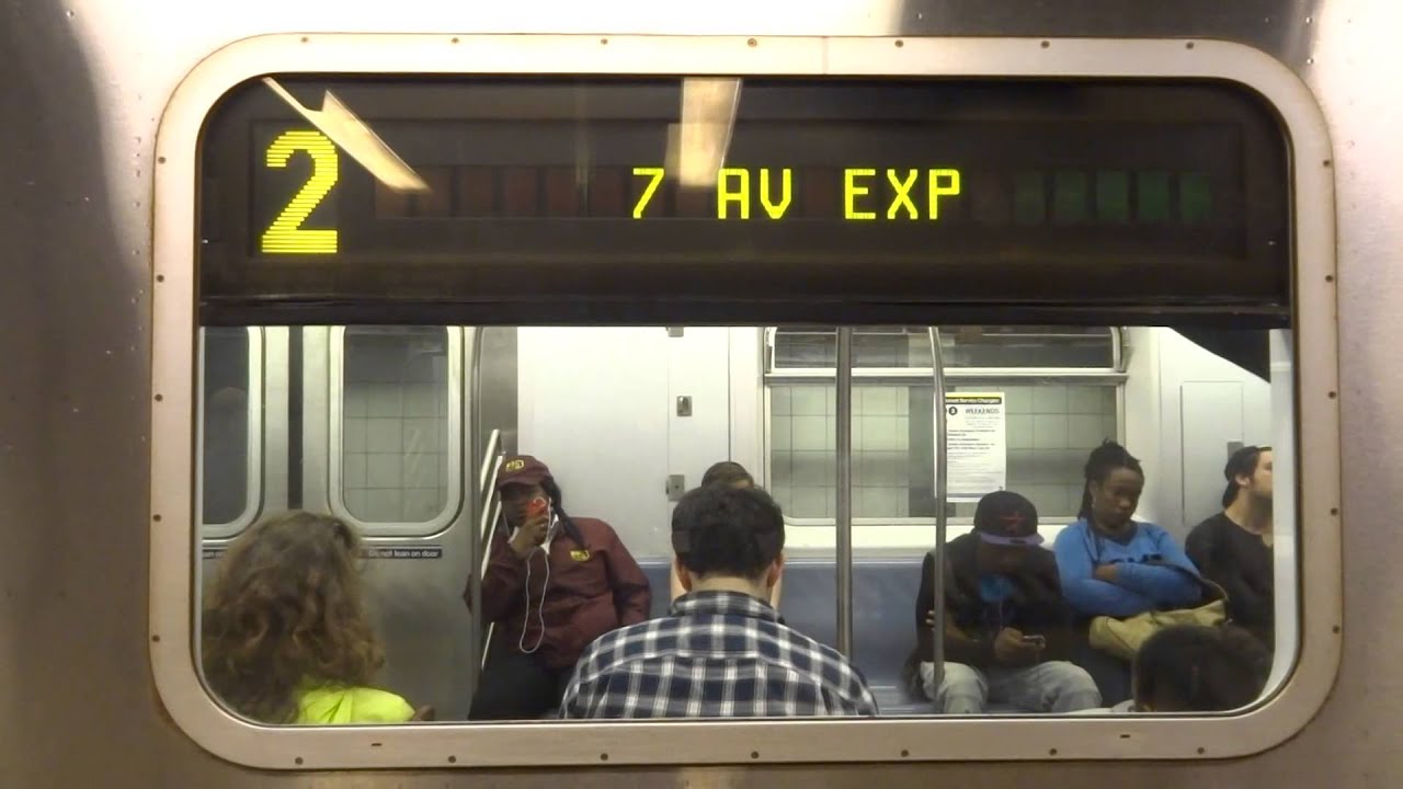 R142 Led NYC Subway Special: R142 (2) Exterior Destination Sign To Crown Heights ...
