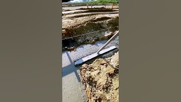 Concrete trowel process for gutters = good tools can increase efficiency