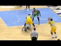 Phil pressey going under the screen literally