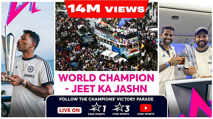 #ONTHISDAY India won the T20 World Cup. The victory parade in Mumbai turned glory into a celebration