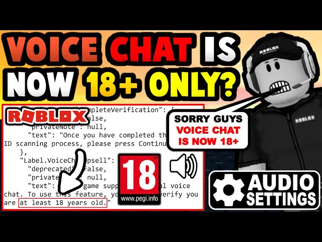 Roblox is rolling out voice chat, high-fidelity avatars, and age  recommendations