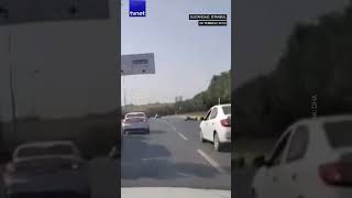 Motoletlinin Ölümden Döndüğü Kaza Kamerada