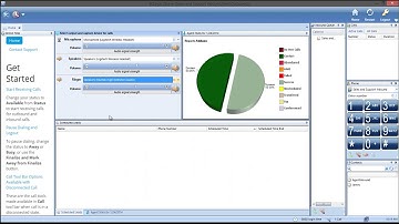 3CLogic Cloud Contact Center Software, Rep or Agent Dashboard Software Demo