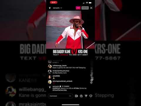KRS One vs Big Daddy Kane Verzuz Battle [10/17/2021]