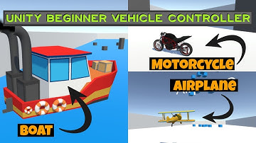 Unity Controller – Motorcycle, Airplane & Boat (Realistic Physics & Effects)