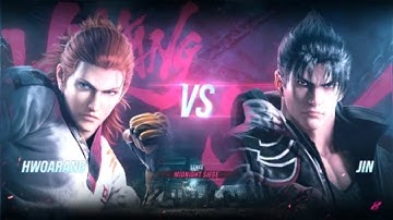 Hwoarang vs Jin cpu vs cpu Tekken 8