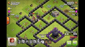 All New Best TH8 Dark Elixir Farming Base w/ Bomb Tower 2016 October Update