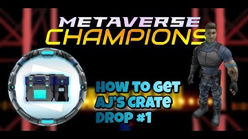 How to get AJ Strikes CRATE DROP (week1) ELIMINATION TOWER during METAVERSE CHAMPIONS EVENT | Roblox