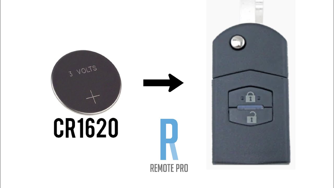 How To Change/Swap Battery On Mazda 2 3 6 RX8 CX-7 CX-9 Remote - YouTube