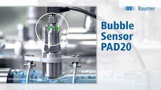 Baumer | Bubble Sensor PAD20 - Detecting air and gas bubbles