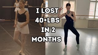 How I lost over 40 pounds in 2 months